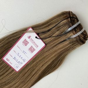 เ100% มมี่ต่อผมตรง26นิ้ว100% สีไฮไลต์เครื่องทอ26นิ้ว - Product Image 2