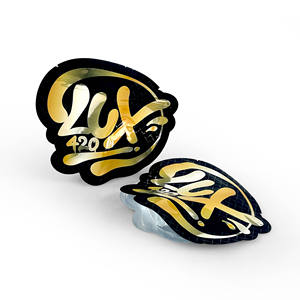 定制印刷3.5克防臭袋可重新密封立式模切袋铝塑包装聚酯薄膜袋 - Product Image 2