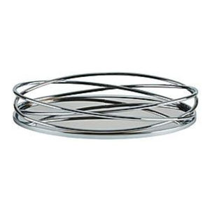 Wholesale Rectangular <b>Mirrored</b> Storage Tray Handmade Silver Metal Frame Glass <b>Accent</b> Decorative Tray For Home Wedding Hotel Use - Product Image 3