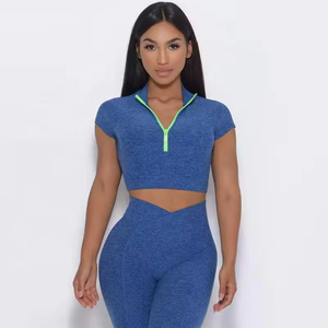 Conjunto Deportivo de Yoga para Mujer, Cintura Elástica, 4 Piezas, Diseño Sólido, Tallas Grandes, Spandex/Poliéster, Hecho en Pakistán - Product Image 6