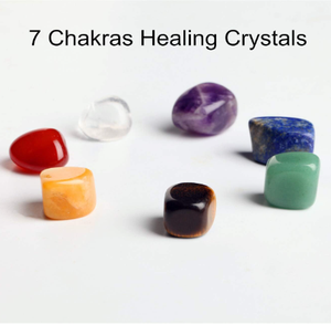 Best Quality Hot Sale Natural <b>Chakra</b> Stones Healing <b>Crystals</b> <b>Set</b> of 8 Tumbled and Polished, for 7 <b>Chakras</b> Balancing - Product Image 4