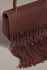 Bolso de mano de algodón con cuentas florales de doble cara Bolso de noche de fiesta de estilo clásico - Product Image 6