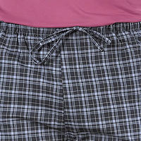 Pantalon de pyjama en flanelle à carreaux Kivotechmen pour hommes et femmes adultes, taille à cordon, décontracté, en coton, à carreaux