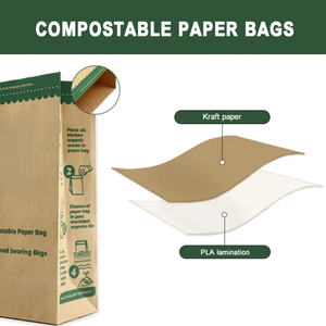 Mini sacs en papier kraft originaux, uniques et écologiques, de luxe et de qualité supérieure personnalisés - Product Image 2