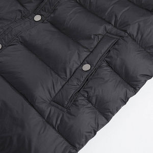 Chaqueta Acolchada con Capucha Impermeable y Transpirable Personalizada con Logotipo OEM para Hombre, Chaqueta Casual de Invierno con Bolsillos, Diseño Sólido, la Mejor - Product Image 5