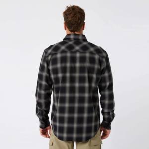 Camisa de franela informal de manga larga con logotipo personalizado al por mayor de algodón/fibra de bambú transpirable ecológica de calidad superior - Product Image 3