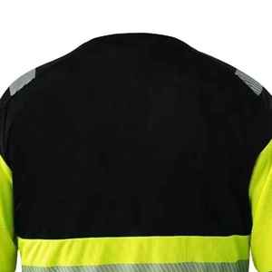 Custom Logo Reflective <b>T</b> <b>Shirt</b> Men <b>High</b> Visibility Hi <b>Vis</b> Workwear Half Sleeve Custom 2025 Men Tshirt - Product Image 6