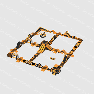 Le parc gonflable de terre d'amusement de lac de glissière d'eau monte le parc aquatique gonflable commercial géant pour la plage - Product Image 6