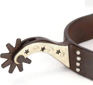 Espuelas de Equitación de Alta Calidad en Color Negro para Botas Vaqueras, Acero Inoxidable, Se Acepta Personalización, Productos Ecuestres - Product Image 2