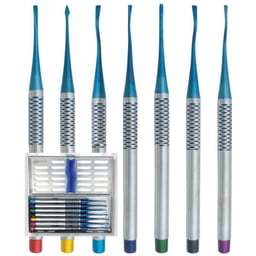 ชุดเครื่องมือผ่าตัดทางทันตกรรม LENOXPrimeLine Dental PDL Periotomes จำนวน 7 ชิ้น ใช้พลังงานแบบแมนนวล ทำจากเหล็กกล้า ใช้ซ้ำได้ บรรจุในกล่อง - Product Image 1