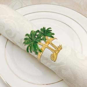 Servilletero de decoración Eid Mubarak, servilletero decorativo de mesa de último diseño, servilletero de Metal dorado de primera calidad y soporte - Product Image 3