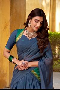 Lehenga Choli de Seda Chanderi para Bodas y Fiestas con Blusa Elegante y Dupatta con Bordado de Hilo para Ropa de Alta Gama al por Mayor - Product Image 3