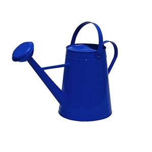 Arrosoirs décoratifs modernes écologiques en métal bleu galvanisé avec une capacité de 8L pour la maison et le jardin à l'extérieur - Product Image 3