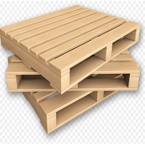 Palettes en bois européennes professionnelles 1200x800mm, palettes industrielles pour le stockage en entrepôt, l'exportation et la manutention de marchandises - Product Image 4
