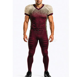Uniforme de Fútbol Americano Deportivo, Jersey Elástico Cómodo y Pantalones de Fútbol Reforzados para Partidos de Liga y Escolares - Product Image 4