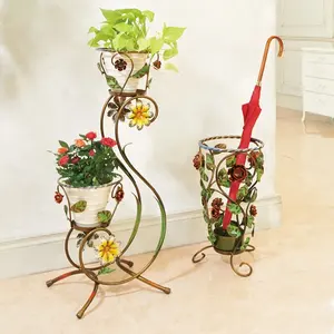 Custom Made Antique Design <b>Umbrella</b> <b>Stand</b> in Sturdy Material with Classic Black Finished Perfect for Home Hotel Lobby Storage - Product Image 5