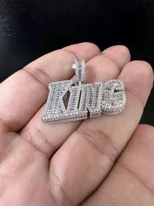 Custom King Hip Hop Pendant Custom VVS D Color 5.16CTW Men's Hip Hop King Pendant <b>Moissanite</b> Pendant Hip Hop <b>Jewelry</b> - Product Image 2