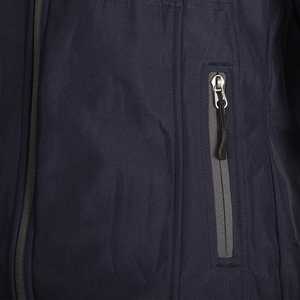 Chaqueta Polar azul marino para mujer, ligera, a prueba de viento, carcasa dura, suave, características de Fitness, poliéster liso para Fitness al aire libre - Product Image 5