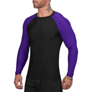 Rashguard de BJJ MMA duradero y personalizable, 100% kimono de Jiu Jitsu personalizable, ropa cómoda de artes marciales de manga corta. - Product Image 3