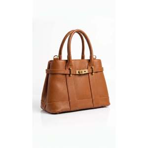 Bolso de Mano Estructurado de Cuero Genuino Dollaro con Detalles de Plumas y Pedrería - Hecho en Italia - Product Image 5