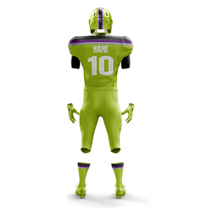 Uniforme de Fútbol Americano de Último Diseño para Adultos, Personalizable, Ropa de Equipo de Alta Calidad, 100% Poliéster, Servicio OEM - Product Image 2