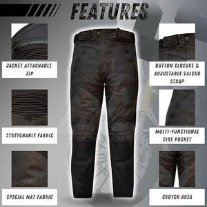 Nuevo diseño de la mejor calidad moto textil traje bajo MOQ al por mayor moto textil traje para hombres - Product Image 6
