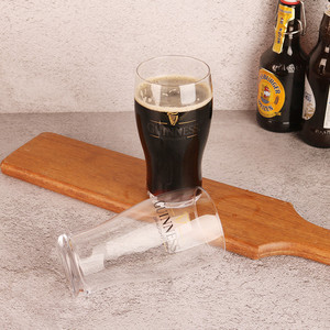 Jarra de <span class=keywords><strong>Cerveza</strong></span> Artesanal de Vidrio, Estilo Irlandés, para Stout - Product Image 2
