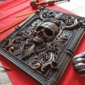 Panneau mural gothique en bois, sculpture décorative de style baroque sculptée à la main pour l'art domestique et l'affichage en studio - Product Image 4