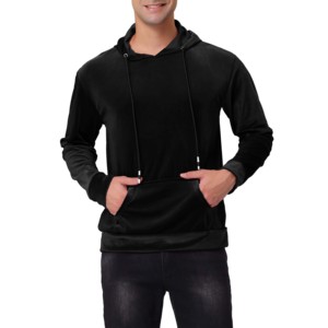 Sweat à capuche en velours anti-rétrécissement de meilleure qualité pour hommes Nouveau design tendance élégant Saison d'hiver Utilisation en extérieur - Product Image 6