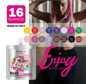 Erreelle Enjoy - Crema Acondicionadora de Color de Primera Calidad, Sin Amoníaco, 200 ml, Coloración Permanente para Todo Tipo de Cabello, Hecho en Italia - Product Image 2