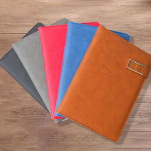 สมุดบันทึกหนัง PU ที่ไม่ซ้ำกันด้วยการออกแบบที่มีสีสัน-เหมาะสำหรับการให้ของขวัญใช้งานส่วนตัวโน้ตบุ๊ควางแผน - Product Image 5