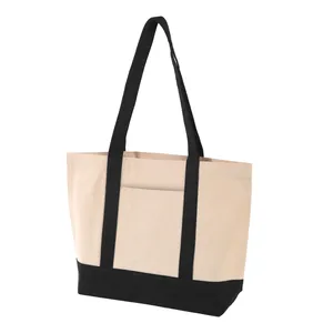 Borsa da Spiaggia Promozionale Personalizzata in Cotone Ema per Gadget - Product Image 1
