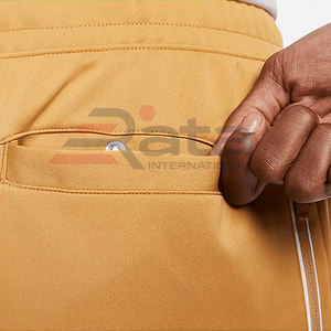 Pantalones de estilo informal de cintura alta personalizados para hombre 2023, diseño único, transpirable, de lona Premium, cintura elástica, diseño superior - Product Image 4