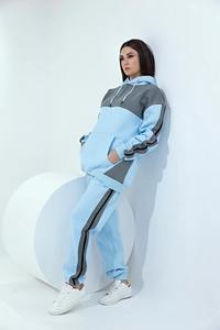 ชุดวอร์มเล่นกีฬาสำหรับผู้หญิงระบายอากาศได้ดีชุดออกกำลังกายสองชิ้นออกแบบได้ตามต้องการเหมาะสำหรับการฝึกยิมโยคะและการวิ่ง - Product Image 6