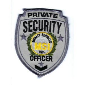 Patch de sécurité vintage brodé de perles étoiles à coudre avec épingle de sûreté |   Écussons brodés uniformes (en tissu) - Product Image 1