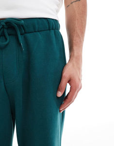 Pantalones Deportivos de Hombre 100% Algodón, a la Moda, Lavado Personalizado, Color Sólido, Estilo Holgado, Corte Recto, Talla Grande - Product Image 5