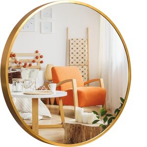 Irregular Wall <b>Mirror</b> Wall <b>Mirrors</b> Decorative Black Asymmetrical <b>Mirror</b> Aviation Alloy <b>Frame</b> for Bathroom Living Room, Bedroom, - Product Image 2