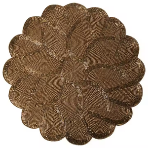 ที่รองจานประดับด้วยลูกปัดงานปักที่ดีที่สุดสำหรับโต๊ะอาหารทำมือ - Product Image 5