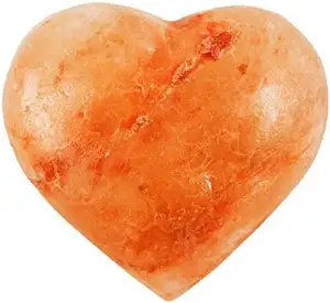 Himalayan Heart Shape Massage Stone, Himalayan Salt Pink Heart Stone, Himalayan Salt Heart Shape Massage Stone