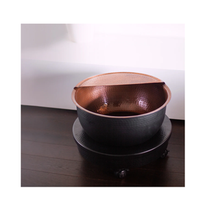 ชามล้างเท้าทำจากทองแดงทรงกลมชามแฟนซีแบบคลาสสิกหรูหราใหม่ - Product Image 1