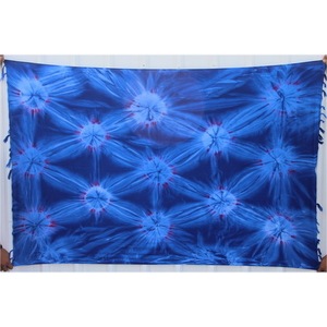 New Hawaiian Sarong Pareo Sinaran Dyeing 100% Rayon Wholesale Custom Bali Manufacturer Beachwear Cover Up SN001-05-180 - Product Image 1