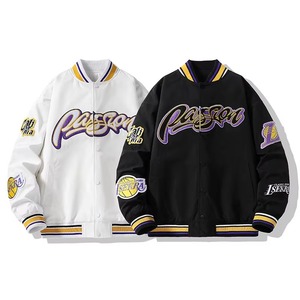 Veste sur mesure en gros d'usine 2024, broderie personnalisée, vestes pour hommes, veste universitaire - Product Image 1