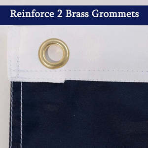 ธงชาติเท็กซัส ขนาด 3x5 ฟุต สำหรับใช้งานกลางแจ้ง - ธงชาติเท็กซัส ผ้าไนลอนอ็อกซ์ฟอร์ดอย่างดี ผลิตในสหรัฐอเมริกา ปักลายแถบสีด้วยด้ายเย็บอย่างแน่นหนา พร้อมแถบผ้าใบด้านบน - Product Image 6
