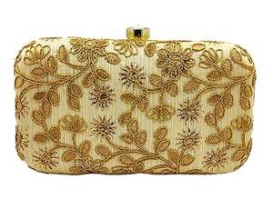 Pochette de broderie avec perle colorée travail main broderie pochette pour femmes Design de luxe pour femmes sac de soirée - Product Image 5