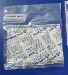 Desecante de Cloruro de Calcio en Polvo CaCl2, Bolsas de Control de Humedad Anti-humedad de 25g para Madera, Ropa, Electrónica, Secco Super - Product Image 2