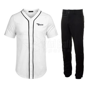 Ensemble de vêtements de sport unisexe surdimensionné, respirant, léger, à séchage rapide, avec logo personnalisé, uniforme de baseball, taille plus - Product Image 1