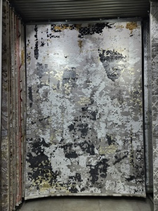 Alfombra Turca de Poliéster Jacquard Tejida a Máquina, de Pelo Largo, Acolchada, Reversible, Lavable, Antideslizante y Resistente a las Manchas para el Hogar - Product Image 4