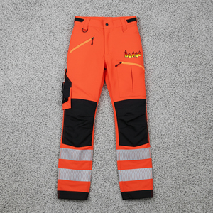 Custom Design Hot Sale 100% Polyester ANSI Class 2 <b>Hi</b> <b>Vis</b> Winter Reflective Waterproof LED Flash Safety Workwear <b>Pants</b> Slim Fit - Product Image 6