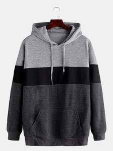 Sweat-shirts à capuche pour hommes en molleton imprimé numérique 450 g/m², personnalisables, streetwear, lourds, vente en gros - Product Image 4