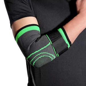 Coussinets de coudières de sport élastiques respirants en Nylon, manchon de protection de coude de Compression en maximisant l'usure - Product Image 4